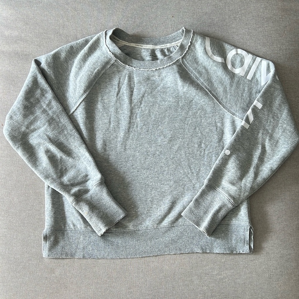 Calvin Klein sweatshirts light grey XS